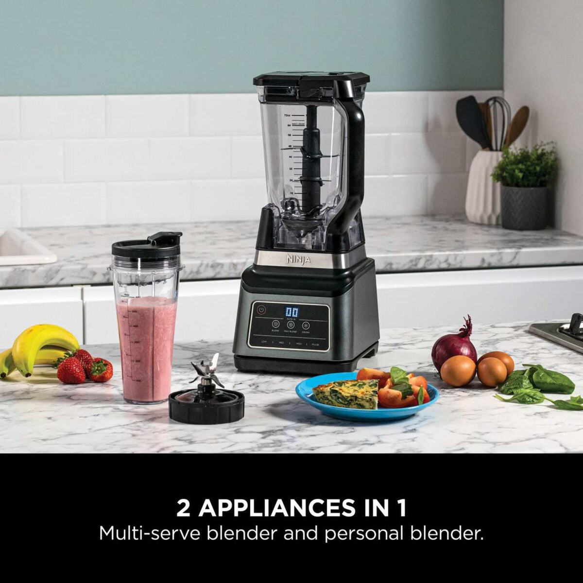 Ninja 2-in-1 Blender with Auto-IQ BN750