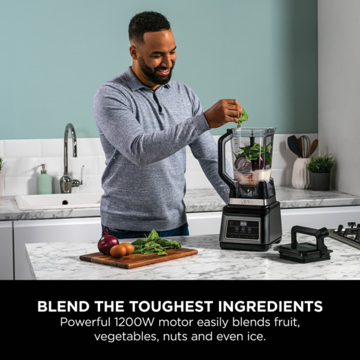 Ninja 2-in-1 Blender with Auto-IQ BN750