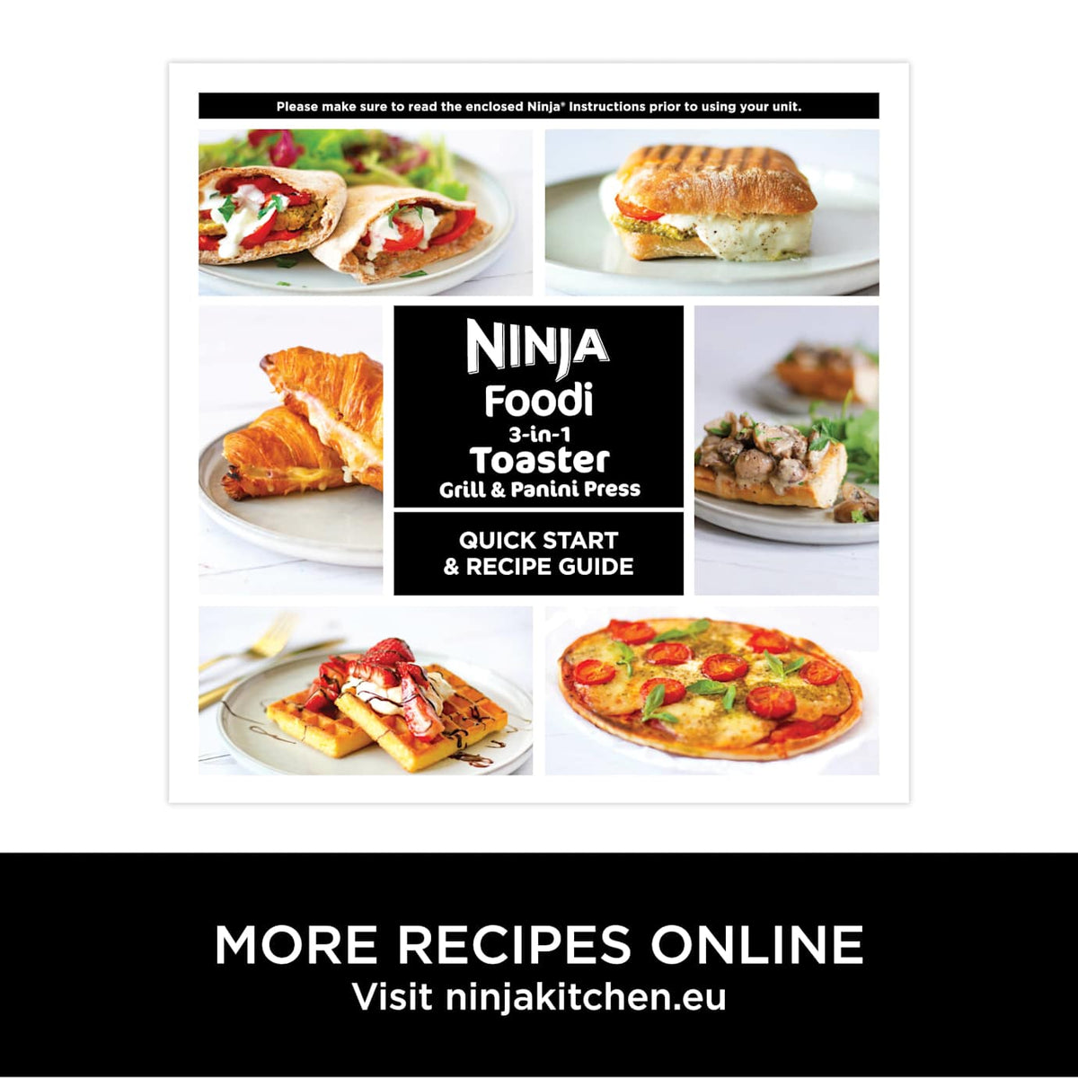 Ninja Foodi 3-in-1 Toaster Grill and Panini Press ST202