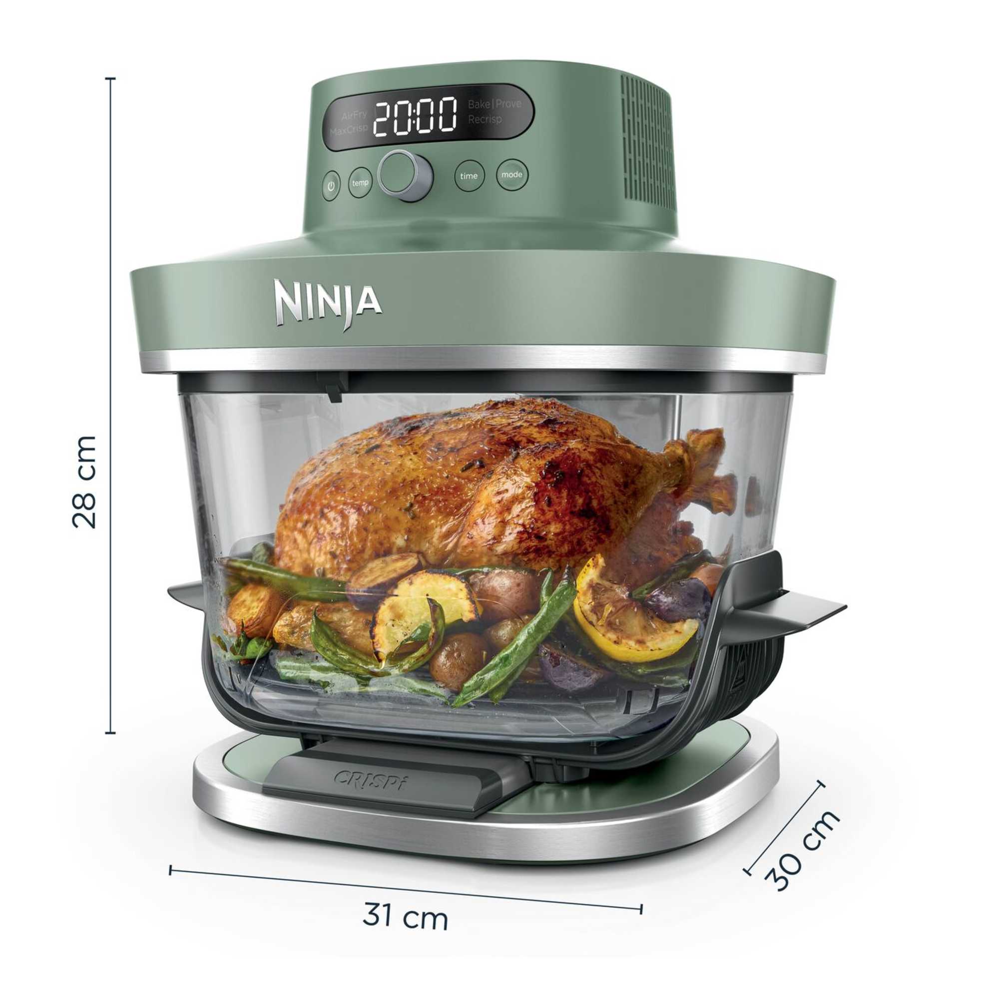 Ninja CRISPi PRO 5-in-1 XL Glass Air Fryer