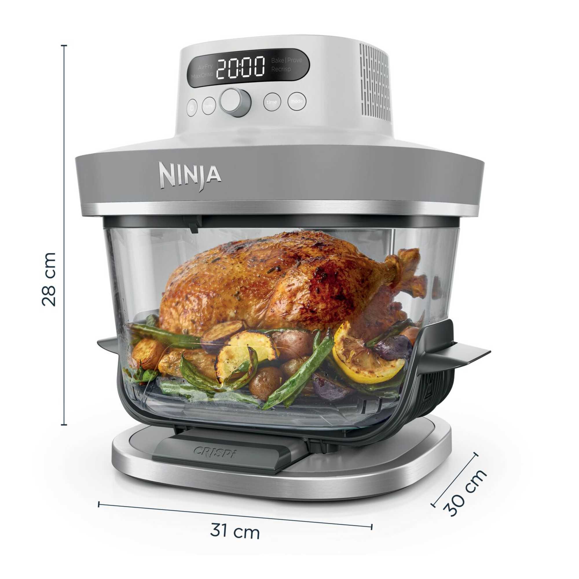 Ninja CRISPi PRO 5-in-1 XL Glass Air Fryer