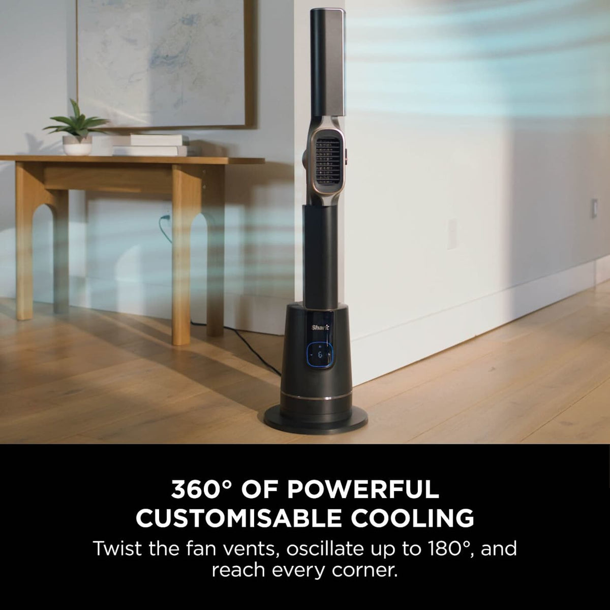 Shark TurboBlade Cool + Heat 2-in-1 Bladeless Tower Fan & Space Heater TH200