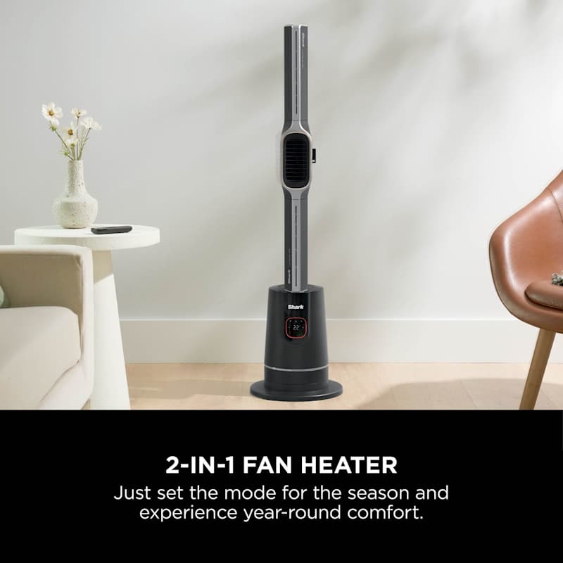 Shark TurboBlade Cool + Heat 2-in-1 Bladeless Tower Fan & Space Heater TH200