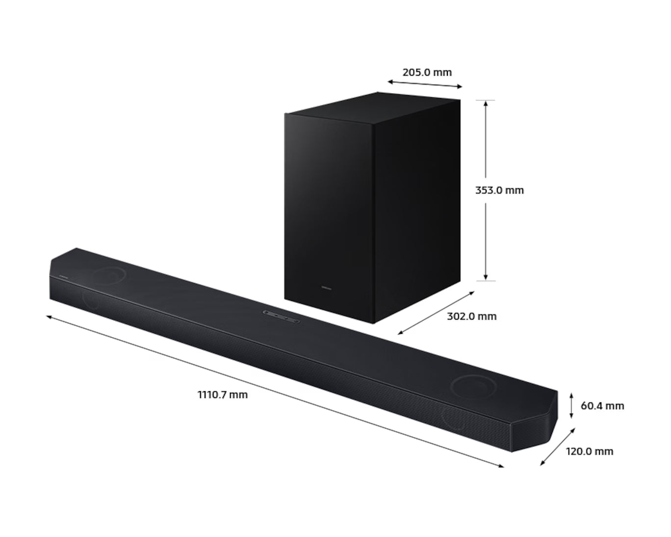 Samsung Soundbar 3.1.2ch with Sub Woofer - HW-Q700D