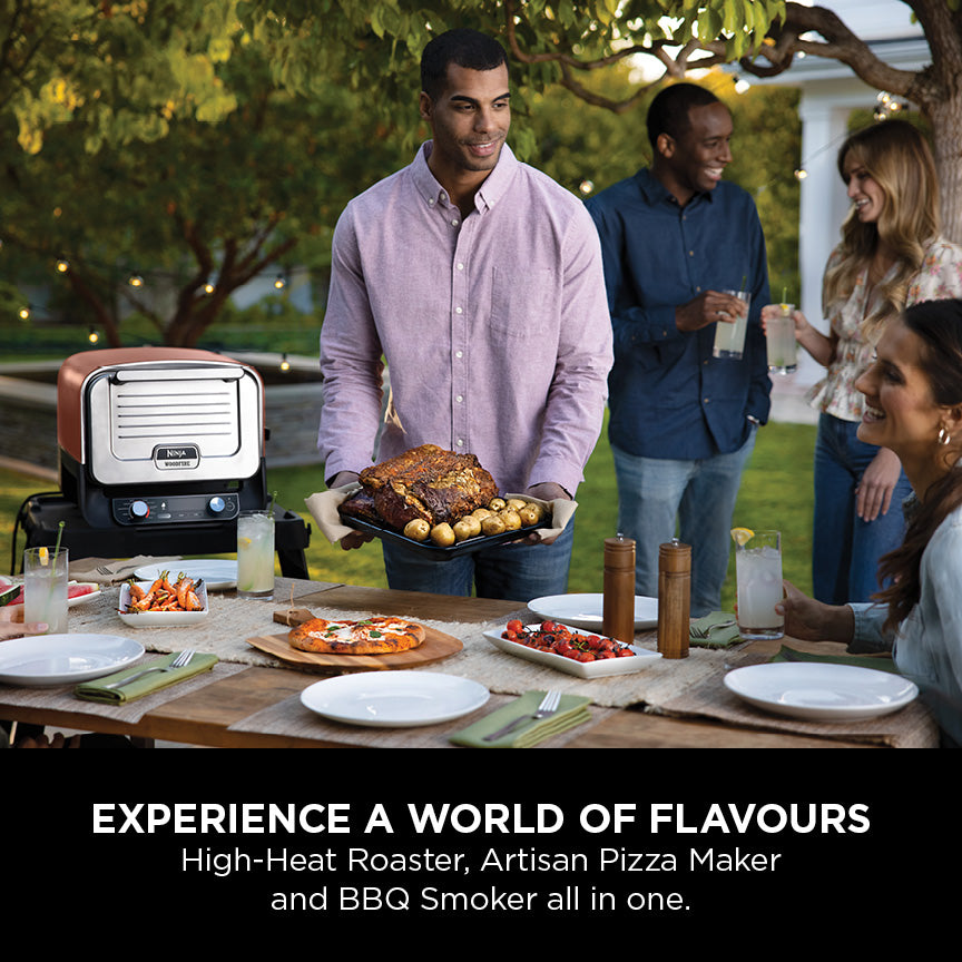 Ninja Woodfire 8-In-1 Electric Oven  Pizza Maker And BBQ Smoker OO101