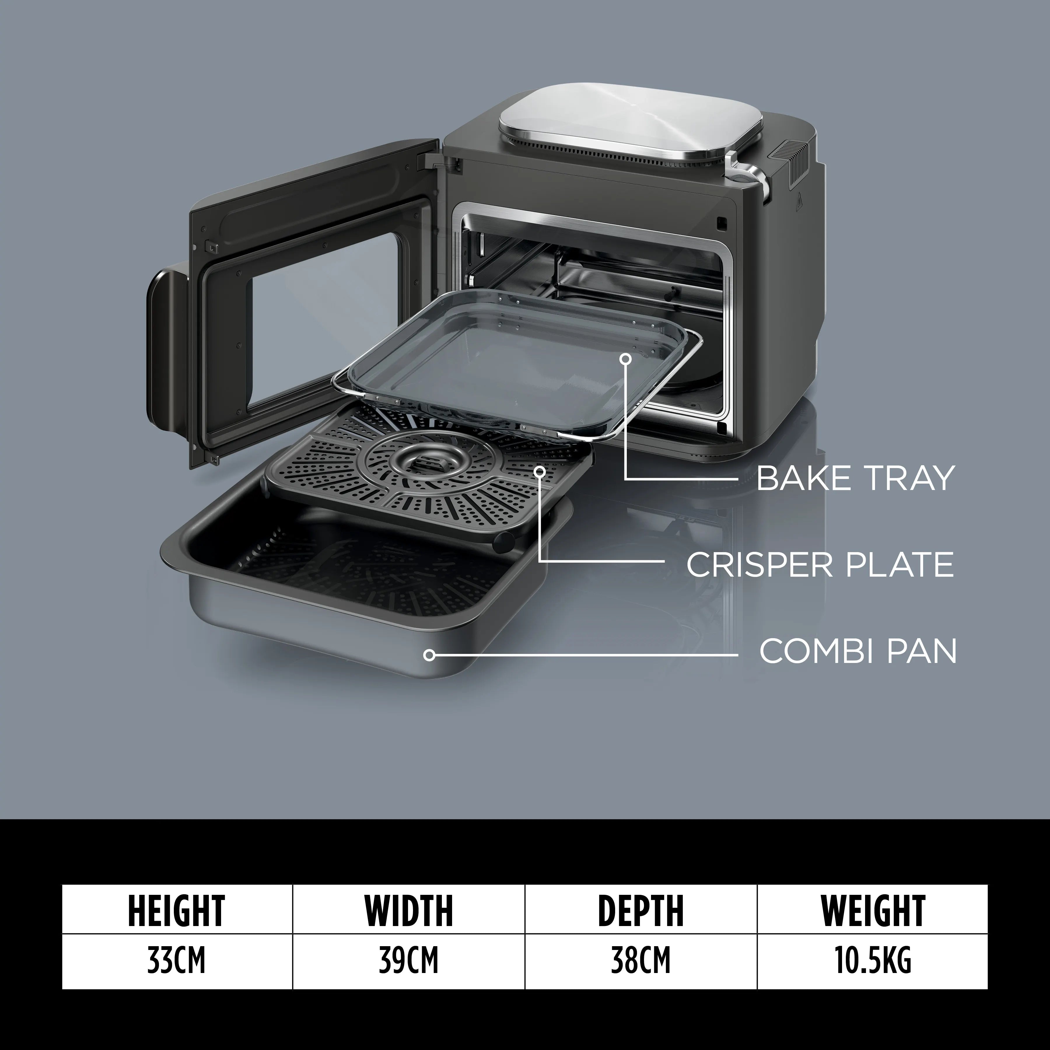 Ninja Combi 12-In-1 Multi-Cooker Oven & Air Fryer 12.5L SFP700ME