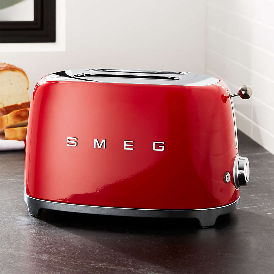 Smeg 2 Extra Wide Slots Toaster TSF02