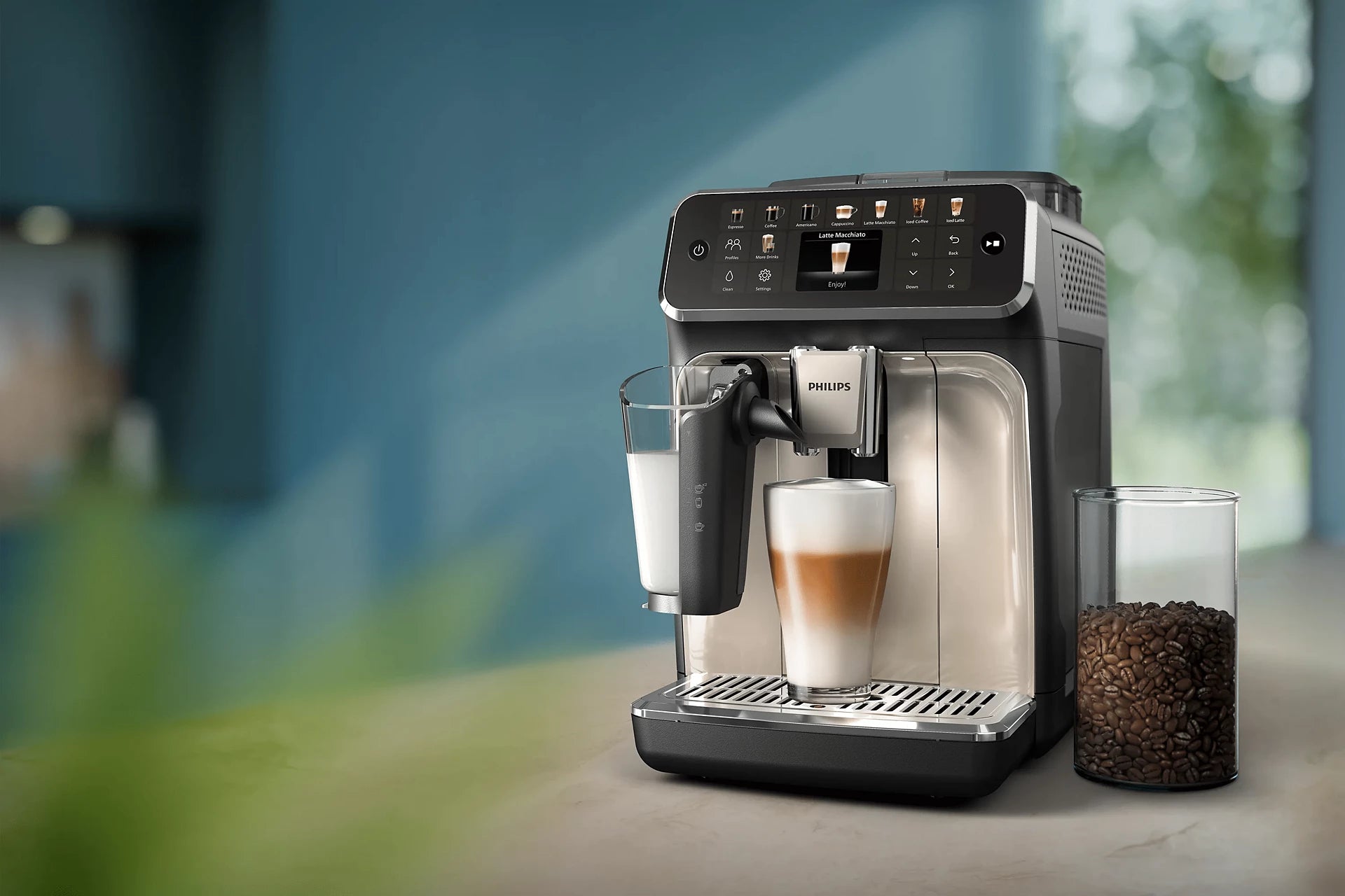 Philips Series 5500 Fully Automatic Espresso Machine EP5547/90