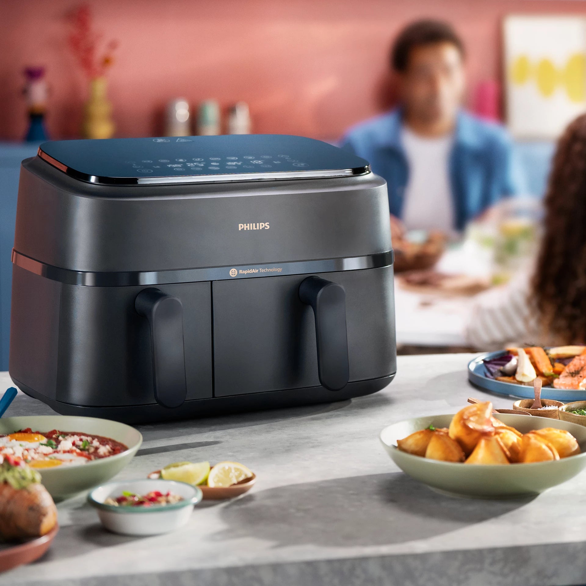 Philips AirFryer 3000 Series Dual Basket XXL 9L  NA350/00