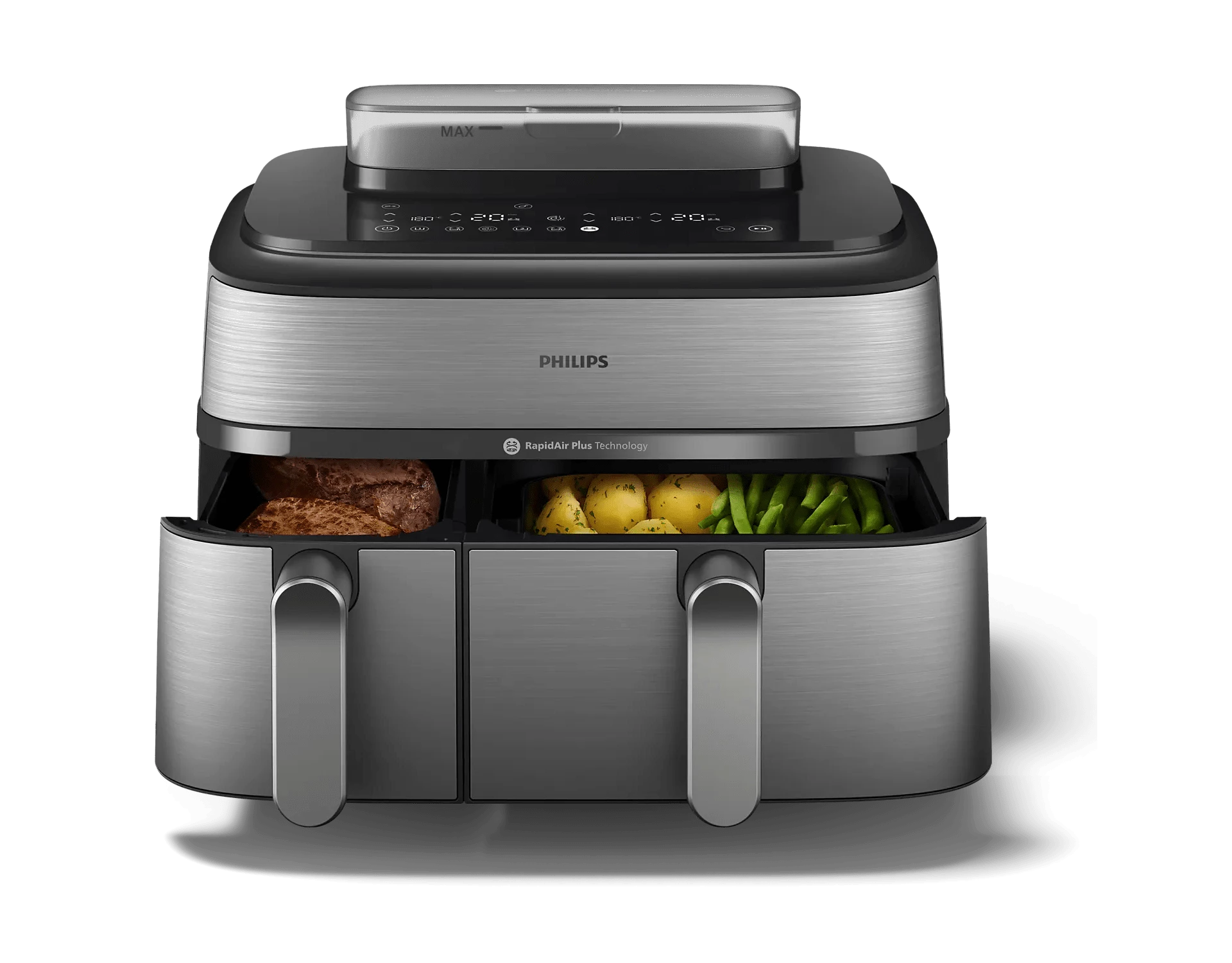 Philips AirFryer 5000 Series Dual Basket with Steam 9L NA555/09